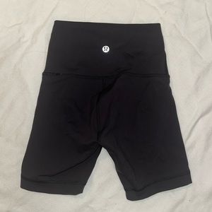 Lululemon bike shorts 6” - size 0